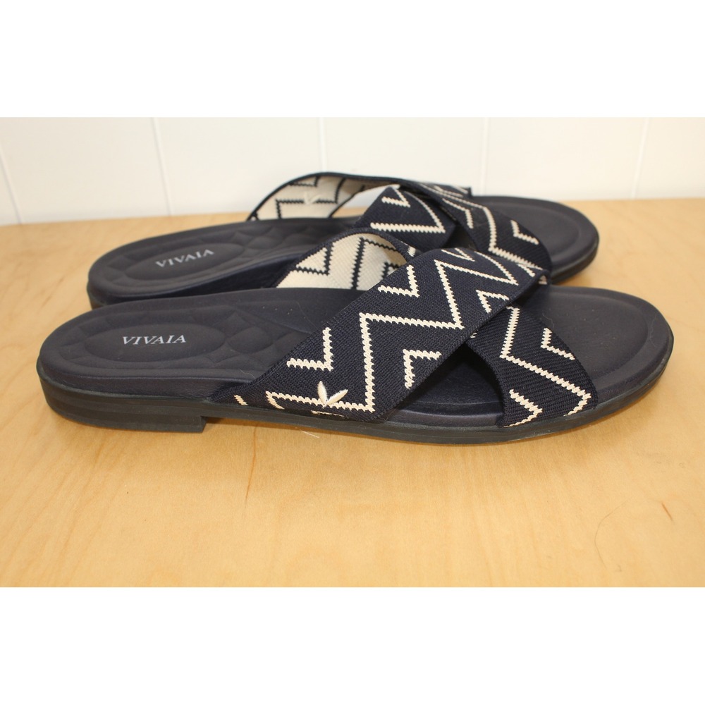 VIVAIA Arch Pro Slide Paige Sandals Navy Size EU 42/US 11 - Picture 10 of 11
